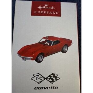 Hallmark Keepsake 1968 Chevrolet Corvette L88 2024 Metal Christmas Ornament